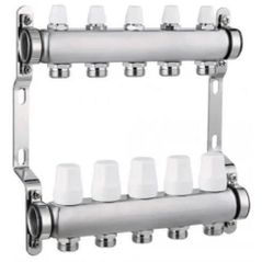 Set distribuitor Hydro S Colector complet din Inox, 3 căi 1"x3/4" (0711681)
