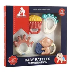 Игрушка-прорезыватель Optmarket МЛЕ1.239 set inele gingivale (4buc)