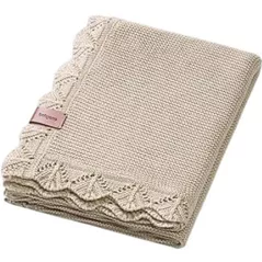 Комплект подушек и одеял BabyOno 1674/02 Patura de bambus tricotata /bej/