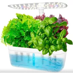 Kit de grădină de interior Green Grow Hydroponics growing system 6 pods, White