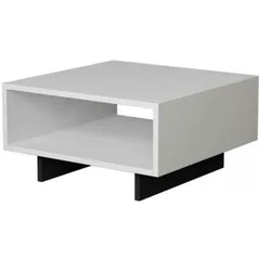 Măsuţă cafea Trendy Hola, Alb, Antracit 60x32x60cm