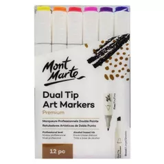 Set de creație Mont Marte MMPM0022 Set de carioci pe ambele parti 12buc