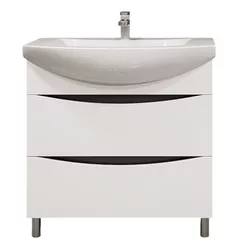 Dulap pentru lavoar Bayro Elara под умыв. Zenon 750 белый мат