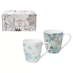 Cană Andrea Fontebasso 31914 Set cani 2buc 340ml Cristalli, portelan