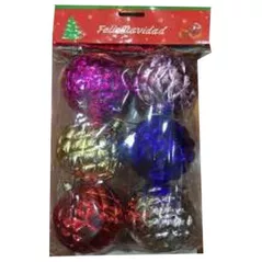 Decor de Crăciun și Anul Nou Promstore 35395 Набор шаров 6x80mm, в пакете