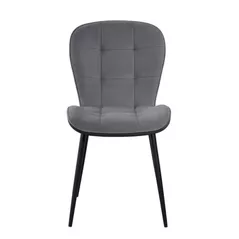 Scaun Interdepo GIO, Dark Grey Velour