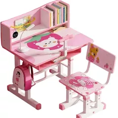 Set de mobilier pentru copii Richi (48349) Masa pentru studiu roz JCHT15