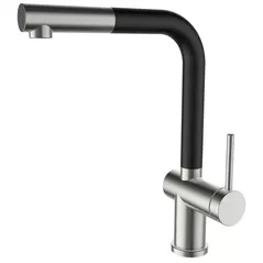 Bateria bucătărie SanDonna Riva Negru-Crom (VOR82760)