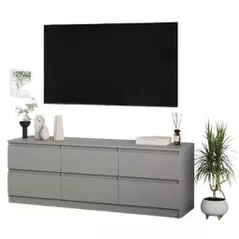 Тумба напольная для TV MebelStar NEO 6S 150x43x53 Grey (MBS-1285)