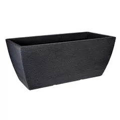 Цветочный горшок ProGarden 33800 Trapez, 79x39x34cm, plastic, antracit