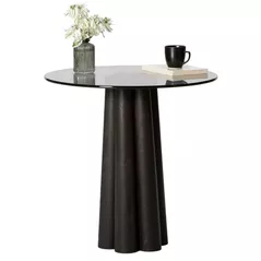 Журнальный столик Trendy Thales, negru, gri inchis