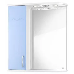 Зеркало для ванной Mashtab 9671 Clasic 600x200x720 Alb-Albastru