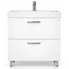 Шкаф под умывальник Mashtab 11489 Agat cu 2 sertare 60cm Alb
