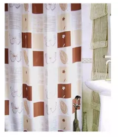 Занавеска для ванной Bisk 06050 TXT THESSA bej, 180x200