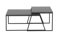 Журнальный столик Trendy Pal Orta Sehpa, Antracit 88x45x55cm, set