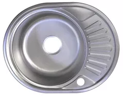 Мойка кухонная Rubano HD6044E incastrabila 570x450x180mm, (dreapta),inox, periat-0,8mm