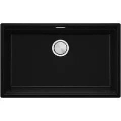 Chiuvetă bucătărie Primagran Prague 80 Level Undermount Black metallic + accesorii 470x760 MP8KM#P