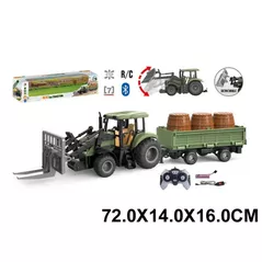 Jucărie cu telecomandă Richi (76568) Tractor R/C și încărcător