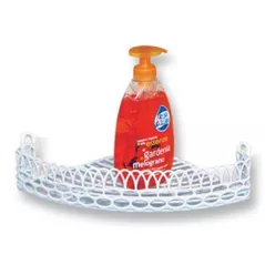 Полка для ванной Artex 16.14.31 Raft unghiar metal alb