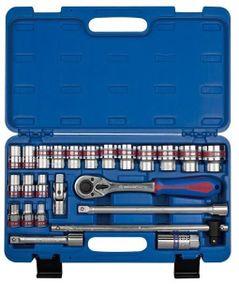 Set de unelte de mână King Tony ST4528SR набор 1/2" торцевых головок дюймовые 6 гран.и принадлежностей, 24 пр.