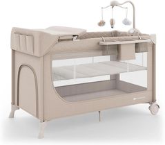 Манеж KinderKraft Leody UP Biege (KCLEODUPBEG00AC)