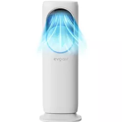 Охладитель воздуха EvoAir 4 в 1 башенный вентилятор BRIIS SILVER WHITE, обогреватель воздуха, охладитель, увлажнитель, УФ-стерилизатор