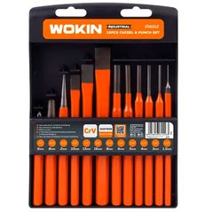Set de tubulare, bite, duze Wokin 256212 Set dalti si punctatoare 12buc