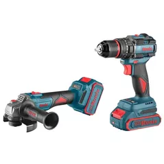 Set de scule electrice Ronix RS-8673 Набор шуруповерт+УШМ 20V 2x2.0Ah
