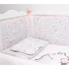 Детское постельное белье PernaMea Set lenjerie 8 piese Teddy love Pink (PM.100262/8)