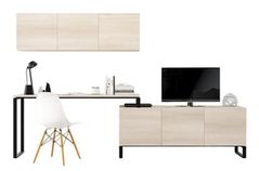 Set mobilă living Indart Livingul Light 04 (275x42x175)