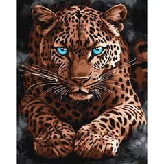 Картина по номерам Ideyka (KHO6814) A wild cheetah, 40х50