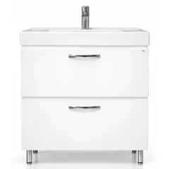 Dulap pentru lavoar Mashtab 11621 Agat cu 2 sertare 70cm Alb