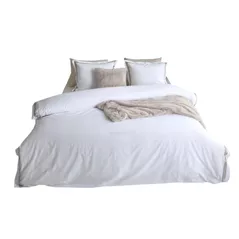 Постельное белье Riviera Maison 333028 Whisper 200x200/220 White