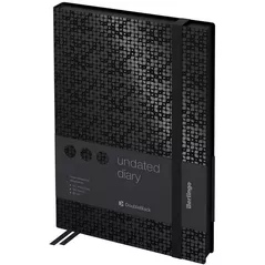 Carnet Berlingo RL320984 Agenda nedatata Black A5, 136 foi, neagra