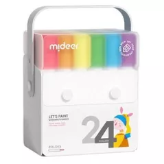 Набор для творчества Mideer MD1297 Set de markere lavabile, 24 culori