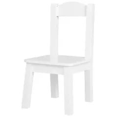 Set de mobilier pentru copii Premaman PCHWF5-CCC-UNQ Scaunel de lemn cu speteaza Alb