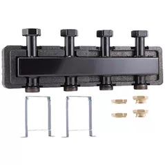 Accesoriu sisteme de încălzire Barberi Colector hidraulic cu separator cu 3 cai 1" 1/2M cu olandez 1/2