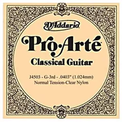 Coarda pentru instrument muzical D’Addario J4503 coarda sol pentru chitara clasica