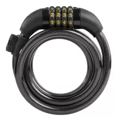 Аксессуар для велосипеда Hama 178135 Bicycle Spiral Lock 120cm