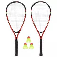 Echipament pentru badminton Nils SL-00014246 Palete crossminton+3 fluturasi+husa NRS001 14-20-303