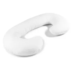 Pernă pentru gravide și mame care alăptează PernaMea Perna pentru gravide forma-C, Alb (PM.100253)