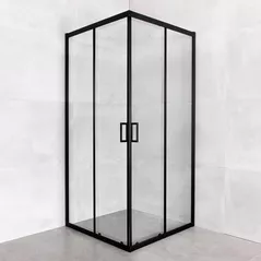 Душевая кабина Seranit Vision Killa 900x900x1850 6 мм Easy clean черный