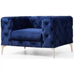 Fotoliu Trendy Como-Bleumarin