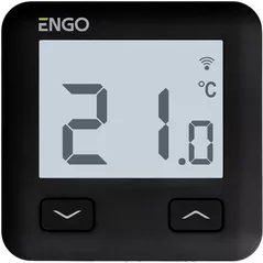 Termostat de cameră ENGO Controls E10-MBUSB, Wi-Fi, cu MODBUS, încorporat, black
