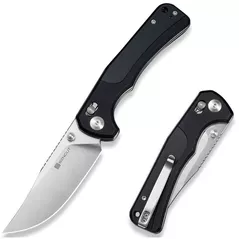Нож походный Sencut S25001-1 Slybolt, G10 negru, Crossbar Lock