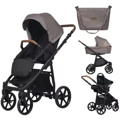 Детская коляска Riko Carucior 2in1 Basic Idol 03 Cappucino