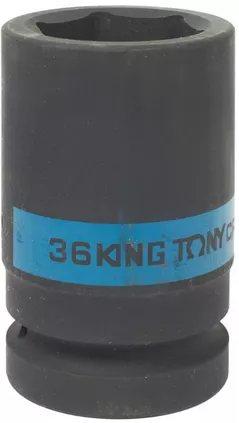 Набор головок, бит, насадок King Tony 843536M головка торцевая ударная глубокая 1" 36мм