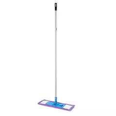 Mop și perie Oti 140967 mop plat Economic cu microfibra + coada metalica (120 cm)