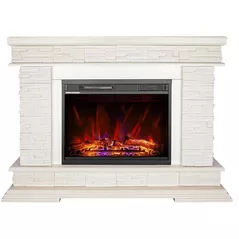Șemineu electric ArtFlame Stone ivory & Lorance