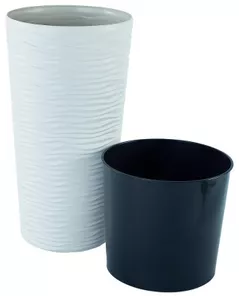 Ghiveci pentru flori Aleana 115045 Fiujin d16x30 cm, white rose